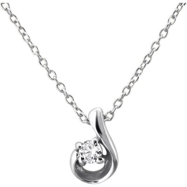 all4Silver Strieborný náhrdeľník Slza M23713-A4S 48 cm 21333340