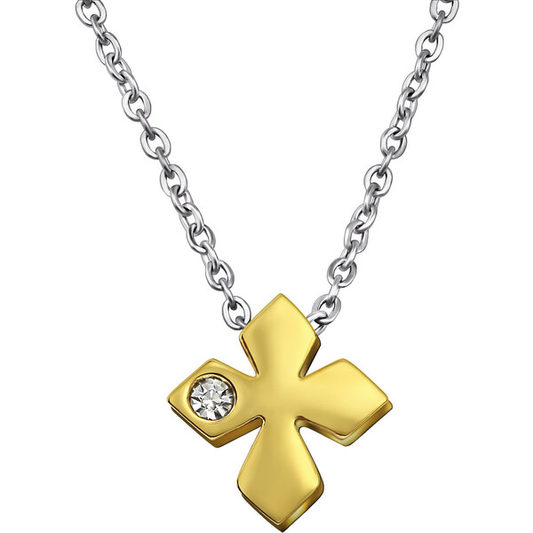 all4Silver Oceľový náhrdeľník Kríž M30035-A4S 21333374