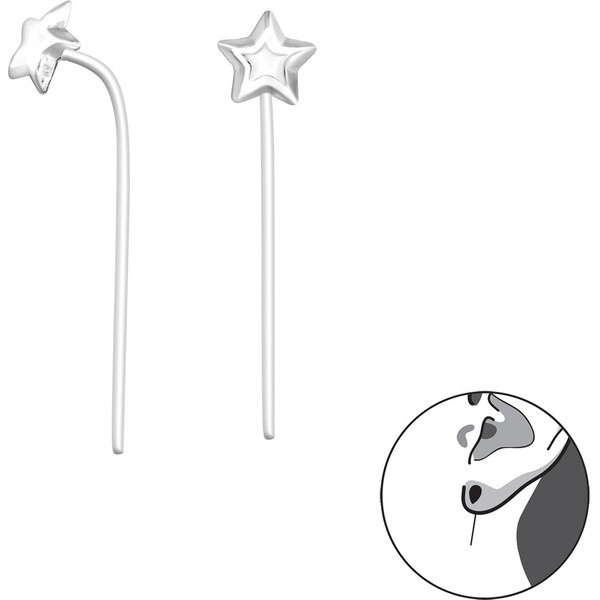 all4Silver Strieborné náušnice M31307-A4S 21333384