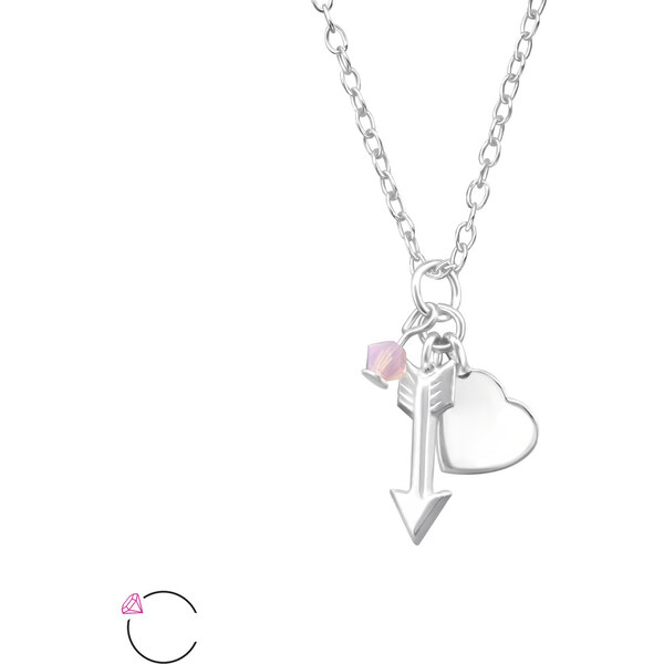 all4Silver Swarovski Strieborný náhrdeľník M31582-A4S 21333389