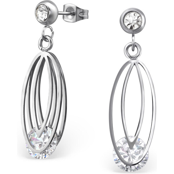 all4Silver Oceľové náušnice visiace M32633-A4S 21333397