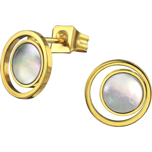 all4Silver Ocelové náušnice Krúžok M34762-A4S 21333412