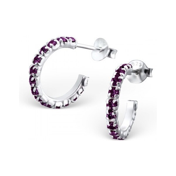 all4Silver Strieborné náušnice krúžky A4S16489 21333495