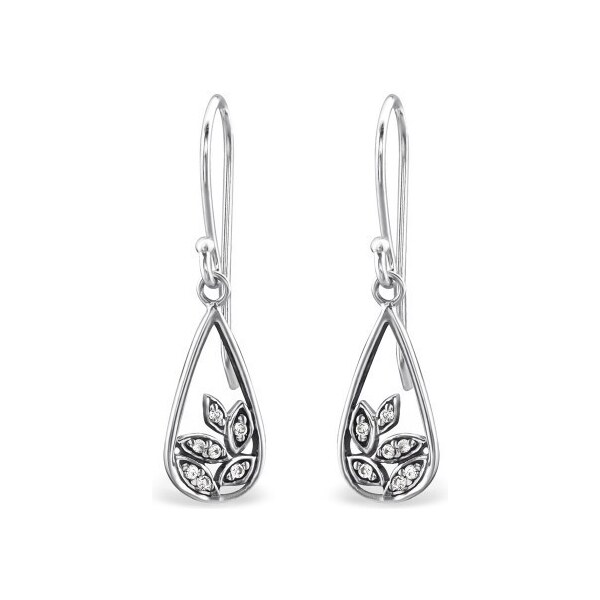 all4Silver Strieborné náušnice slza A4S30075 21333496