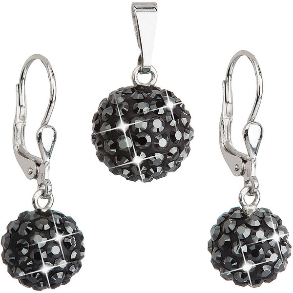 Evolution Group Sada šperkov s krištľlmi Swarovski náušnice a prívesok 58463085