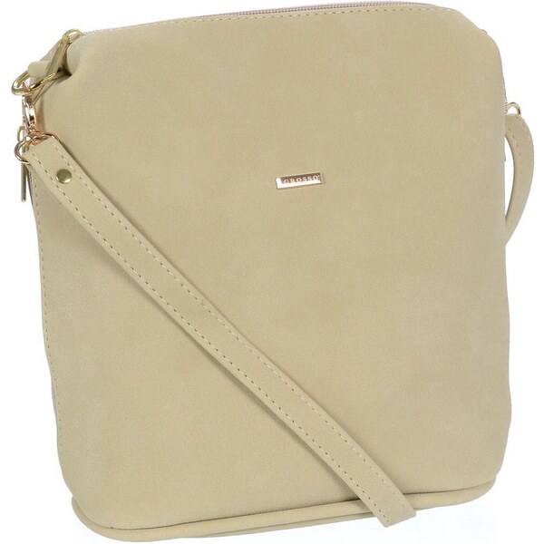 Béžová dámska crossbody kabelka Grosso 21334364