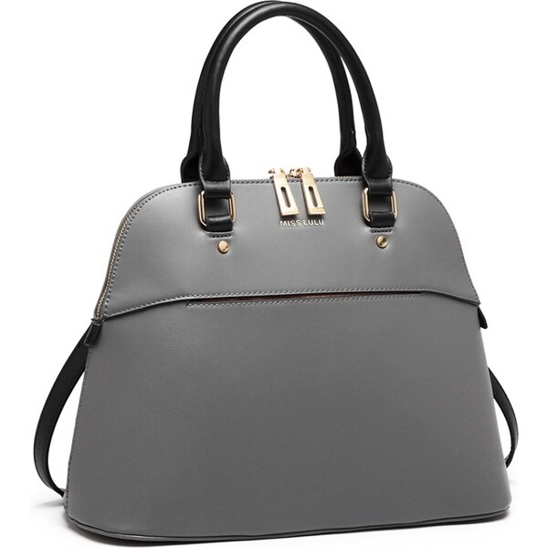 Miss LULU Sivá elegantná dámska kabelka LT6905 GY 21334491