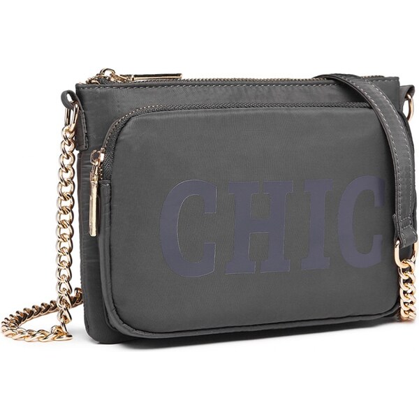 Miss Lulu Dámska kabelka crossbody sivá - CHIC 21334497