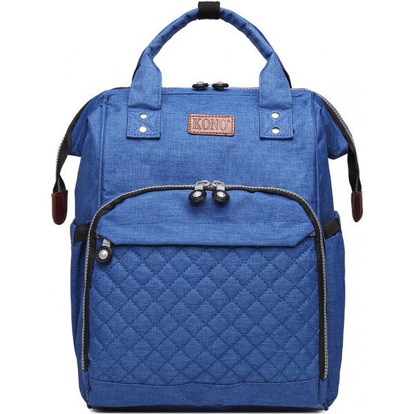 Kono batoh pre mamičky vhodný aj na kočík modrý 21334506