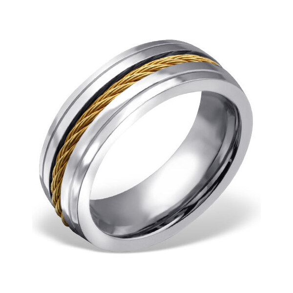 all4Silver Oceľový pánsky prsteň Lano M22788-A4S 21334564