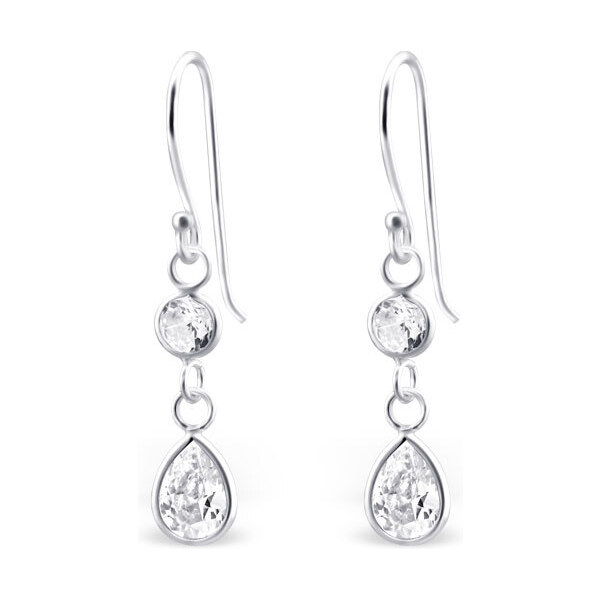 all4Silver Strieborné náušnice Slza M23314-A4S 21334566