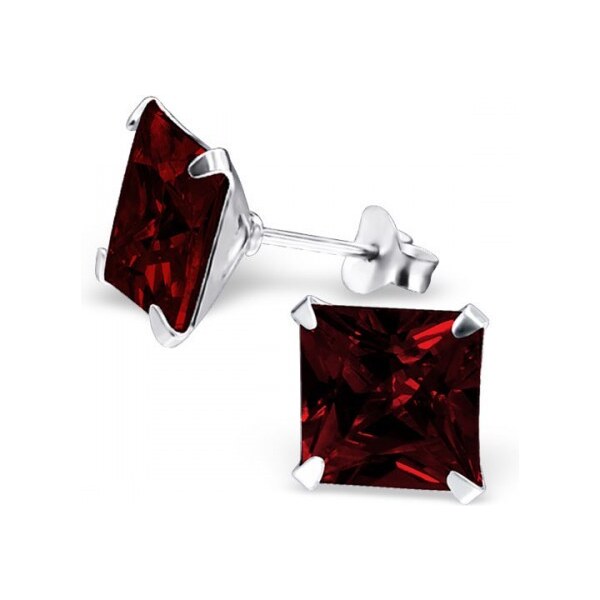 all4Silver Strieborné štvorcové náušnice 9 mm A4S12158 21334598