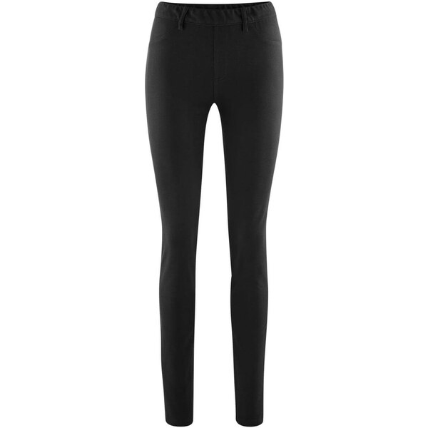 Glara Dámske legíny s pútkami z biobavlny 31892026