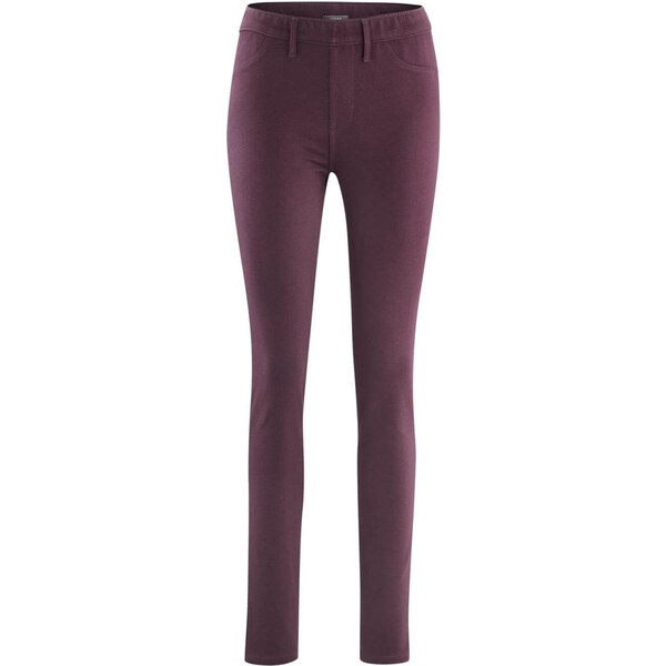 Glara Dámske legíny s pútkami z biobavlny 31892028