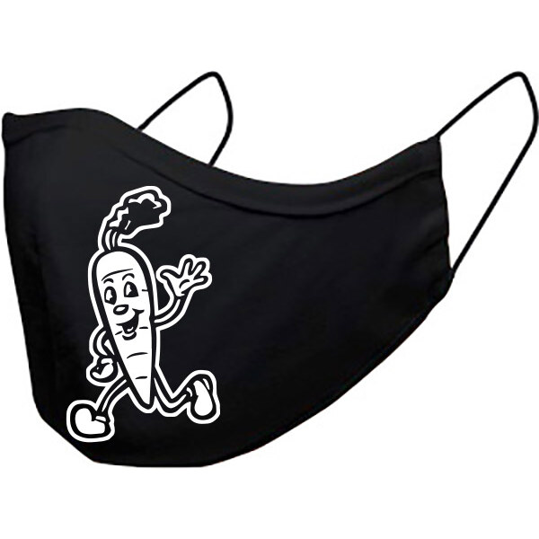 T-ričko Mrkva, detské rúško 3-vrstvové s gumou 21385602