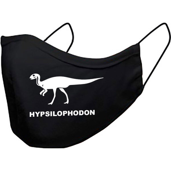 T-ričko Hypsilophodon, detské rúško 3-vrstvové s gumou 21385593