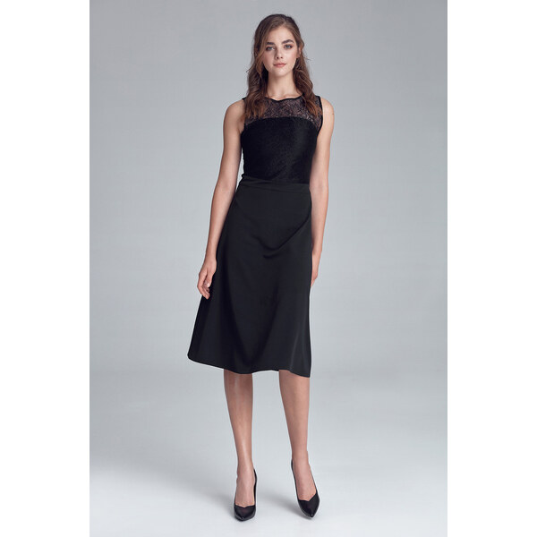 Glara Dámske čierne šaty 21387655