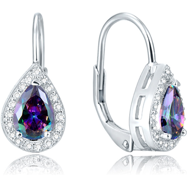 Olivie Strieborné náušnice KVAPKA MYSTIC 4852 21451990