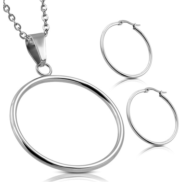 CITY STORM Set retiazka s príveskom a náušnice v tvare kruhu 66889462