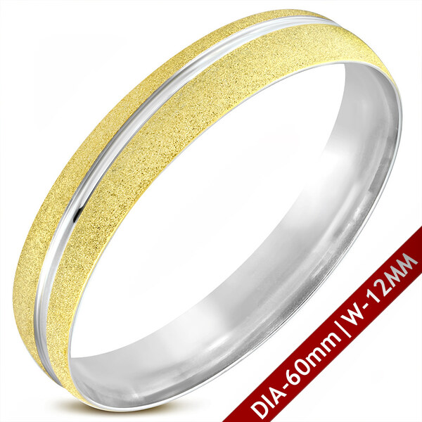 CITY STORM Náramok zlatý so strieborným pásikom 66888959