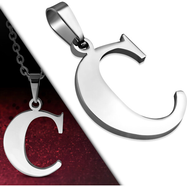 CITY STORM Retiazka s príveskom s písmenom - C - 2,5 cm 66889303