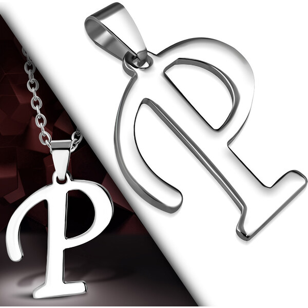 CITY STORM Retiazka s príveskom s písmenom - P - 3 cm 66889315