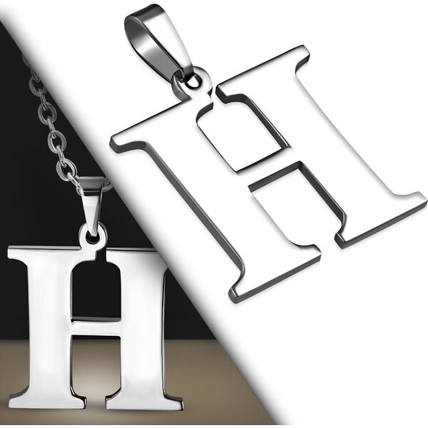 CITY STORM Retiazka s príveskom písmeno - H - 2,5 cm 66889254