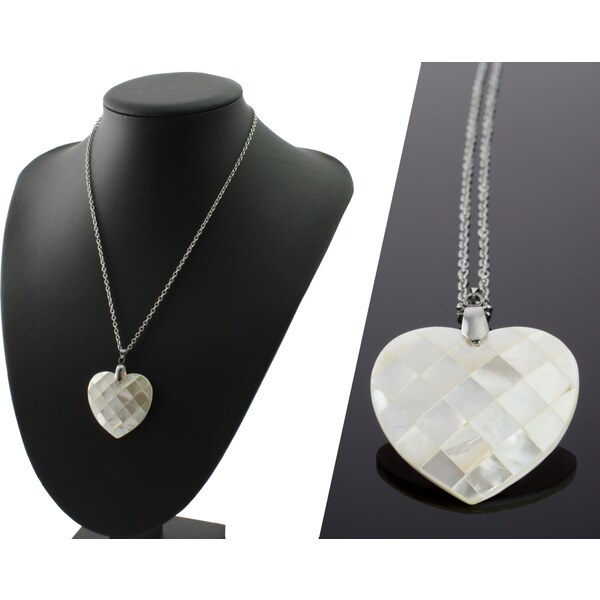 CITY STORM Retiazka z príveskom srdce z perlete - Luna 66889442