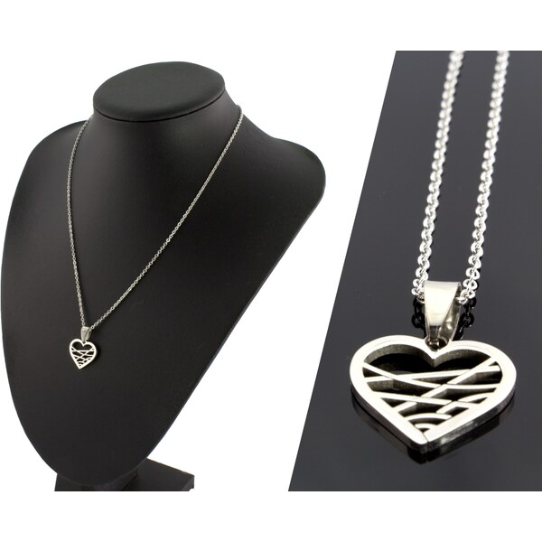 CITY STORM Retiazka s príveskom srdce z chirurgickej ocele -Annie 66889337