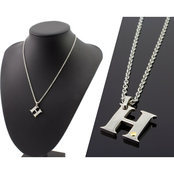 CITY STORM Retiazka príveskom písmeno H so zlatým očkom 66889154