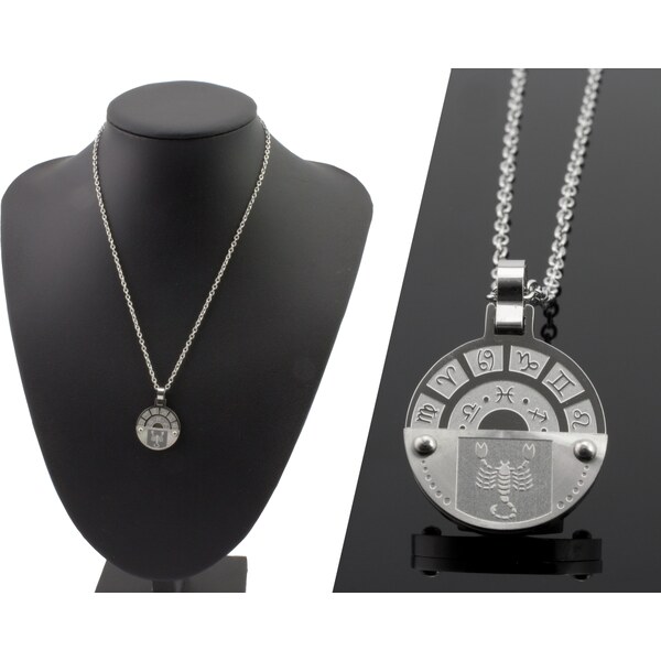 CITY STORM Retiazka s kruhovým príveskom znamenie zverokruhu - 66889163