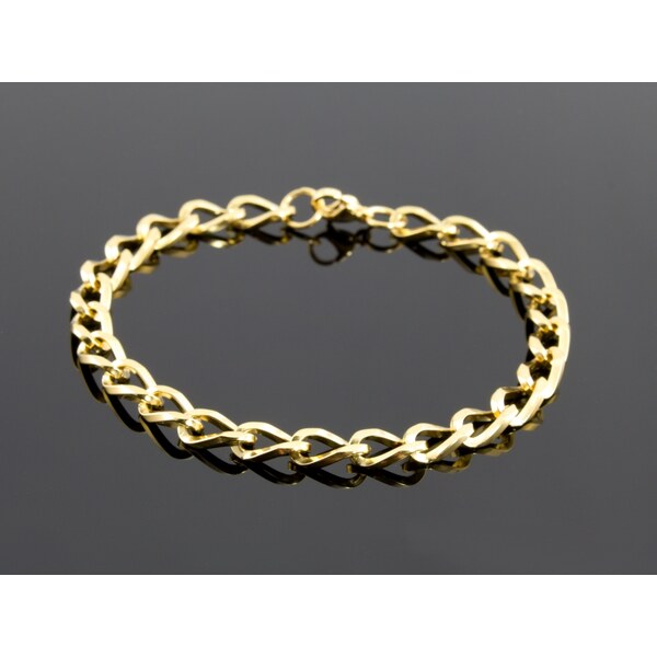 CITY STORM Dámsky oceľový zlatý retiazkový náramok -Miriam I 66888813