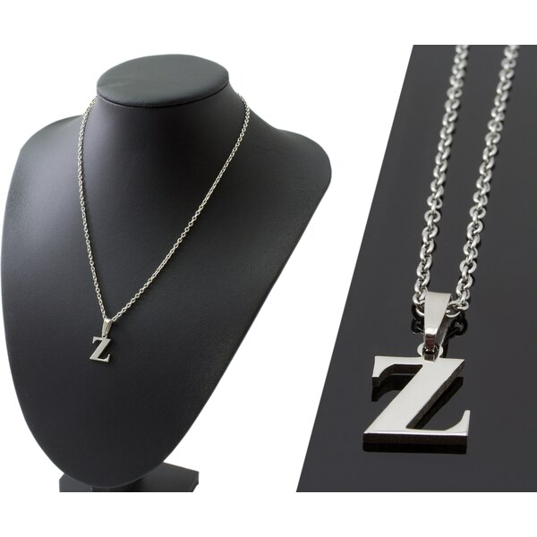 CITY STORM Oceľová retiazka príveskom písmeno Z - 1,3 cm 66888971