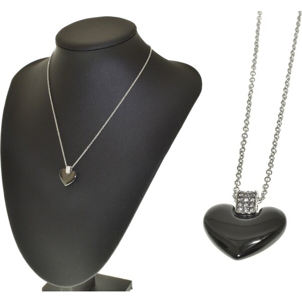 CITY STORM Dámska retiazka z chirurgickej ocele s príveskom srdiečko - 66888704