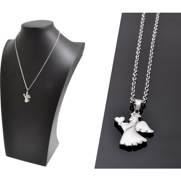 CITY STORM Retiazka s príveskom Anjelik so srdiečkom 66889205