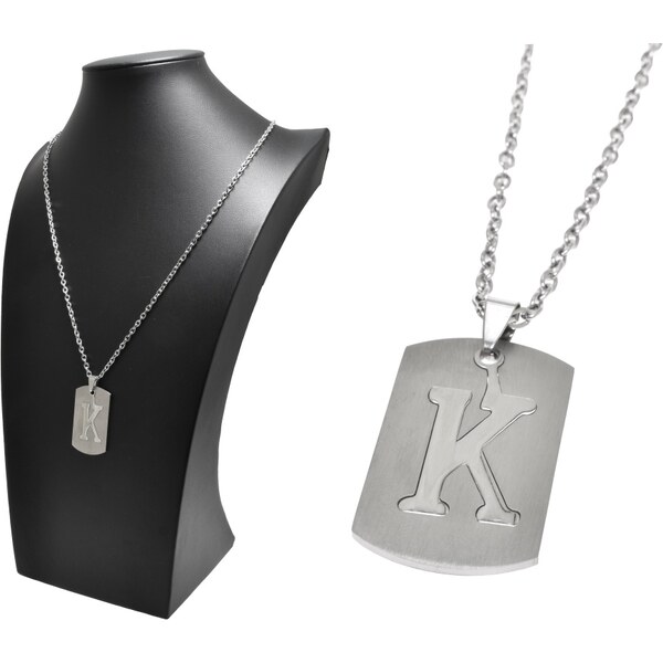 CITY STORM Retiazka s príveskom platnička s písmenom K - chirurgická 66889292