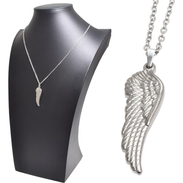 CITY STORM Dámska retiazka s príveskom anjelské krídlo z ocele 66888655