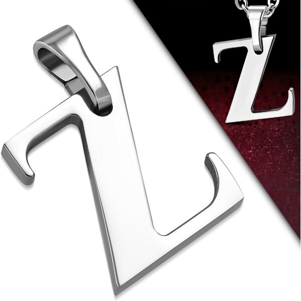 CITY STORM Retiazka s príveskom písmeno Z z chirurgickej ocele - 1,7 66889275