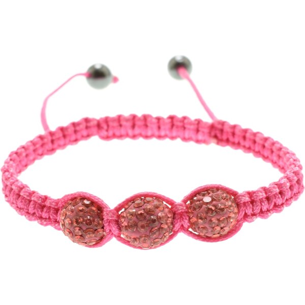 CITY STORM Dámsky náramok shamballa ružový 66888753