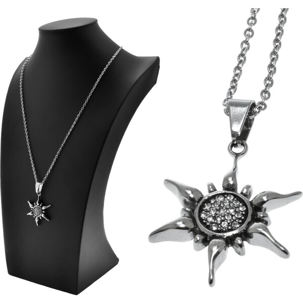 CITY STORM Dámska retiazka s príveskom slnko s očkami z ocele 66888671