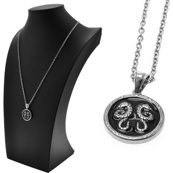 CITY STORM Retiazka s okrúhlym príveskom znamenie zverokruhu Blíženci 66889175