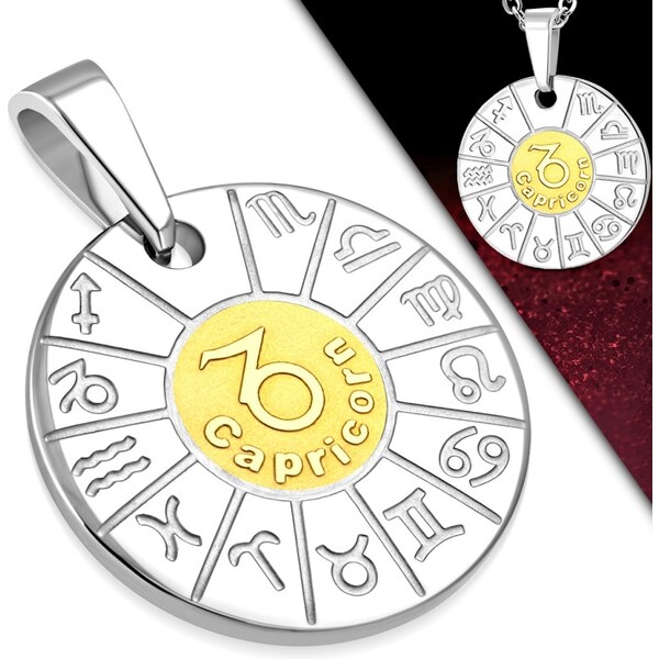 CITY STORM Oceľová retiazka s príveskom znamenie zverokruhu - 66982033