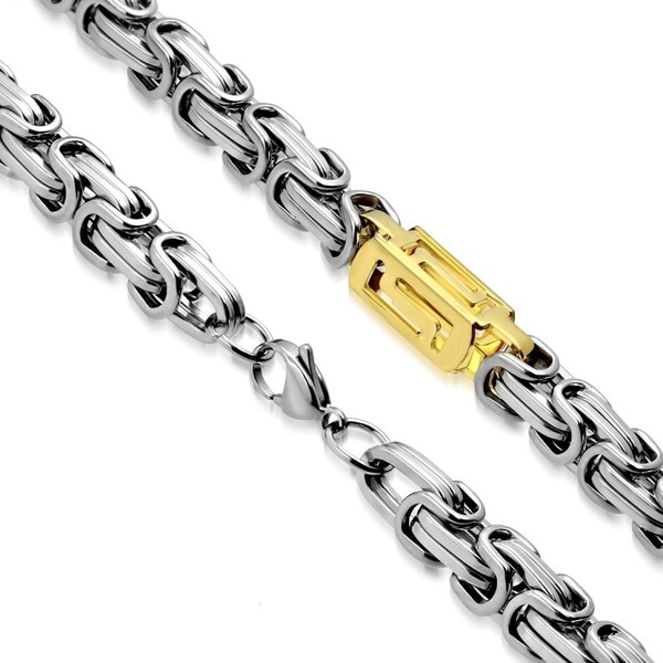 CITY STORM Pánska retiazka z chirurgickej ocele kráľovský vzor Darius 66889052