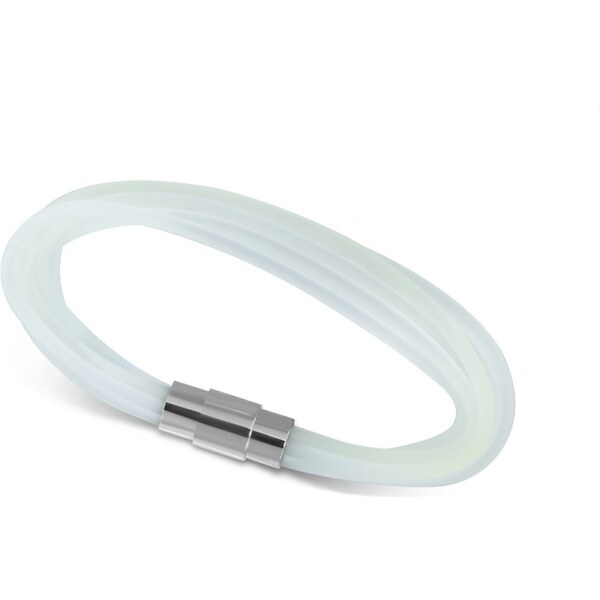 CITY STORM Dámsky silikónový náramok Daphne - priesvitný 66888845