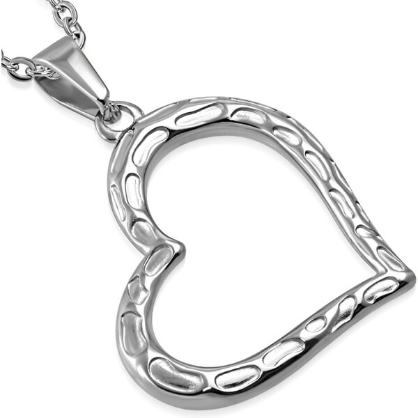 CITY STORM Dámska oceľová retiazka s príveskom srdce Big Heart 66888628