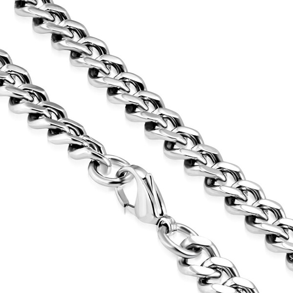 CITY STORM Oceľová pánska retiazka v striebornej farbe Zain II. 66888969