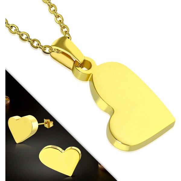 CITY STORM Dámsky set prívesok a náušnice z chirurgickej ocele plné 66888826