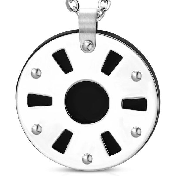 CITY STORM Pánsky prívesok z chirurgickej ocele v tvare kruhu Circle 66889110