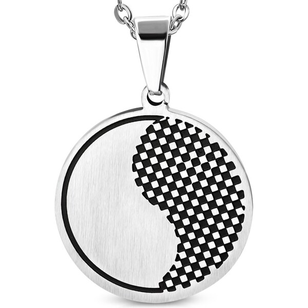 CITY STORM Retiazka s príveskom z chirurgickej ocele Jin Jang - vzor 66889381