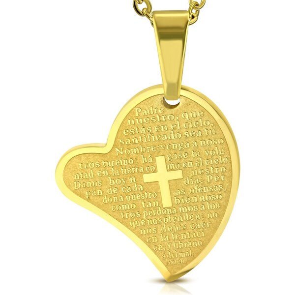 CITY STORM Dámska oceľová retiazka s príveskom srdce s vygravírovanou 66888633